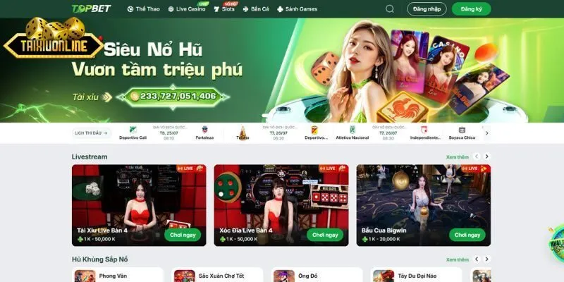 Topbet cùng người chơi đồng hành trong mọi ván cược
