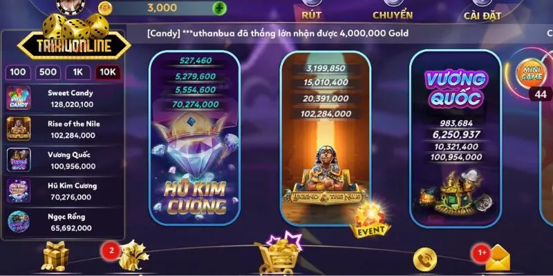 Khuyến mãi thưởng nạp luôn hấp dẫn mọi thành viên Khuyến mãi thưởng nạp luôn hấp dẫn mọi thành viên